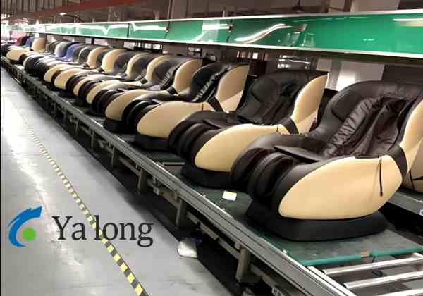 Massage chair assembly line